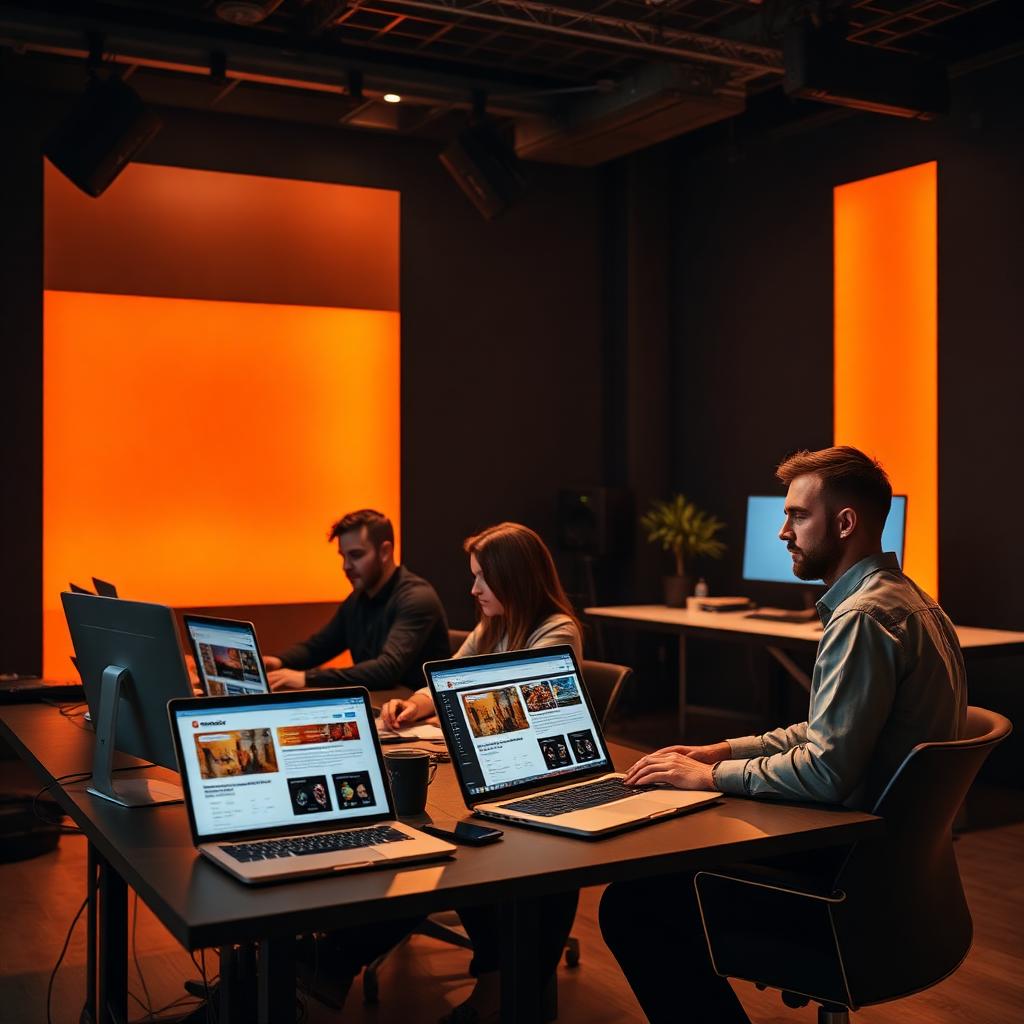 Webyte Solutions team at work